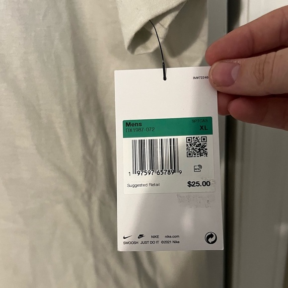 NWT Nike Men's Just Do It Big Logo T-Shirt - Picture 4 of 6